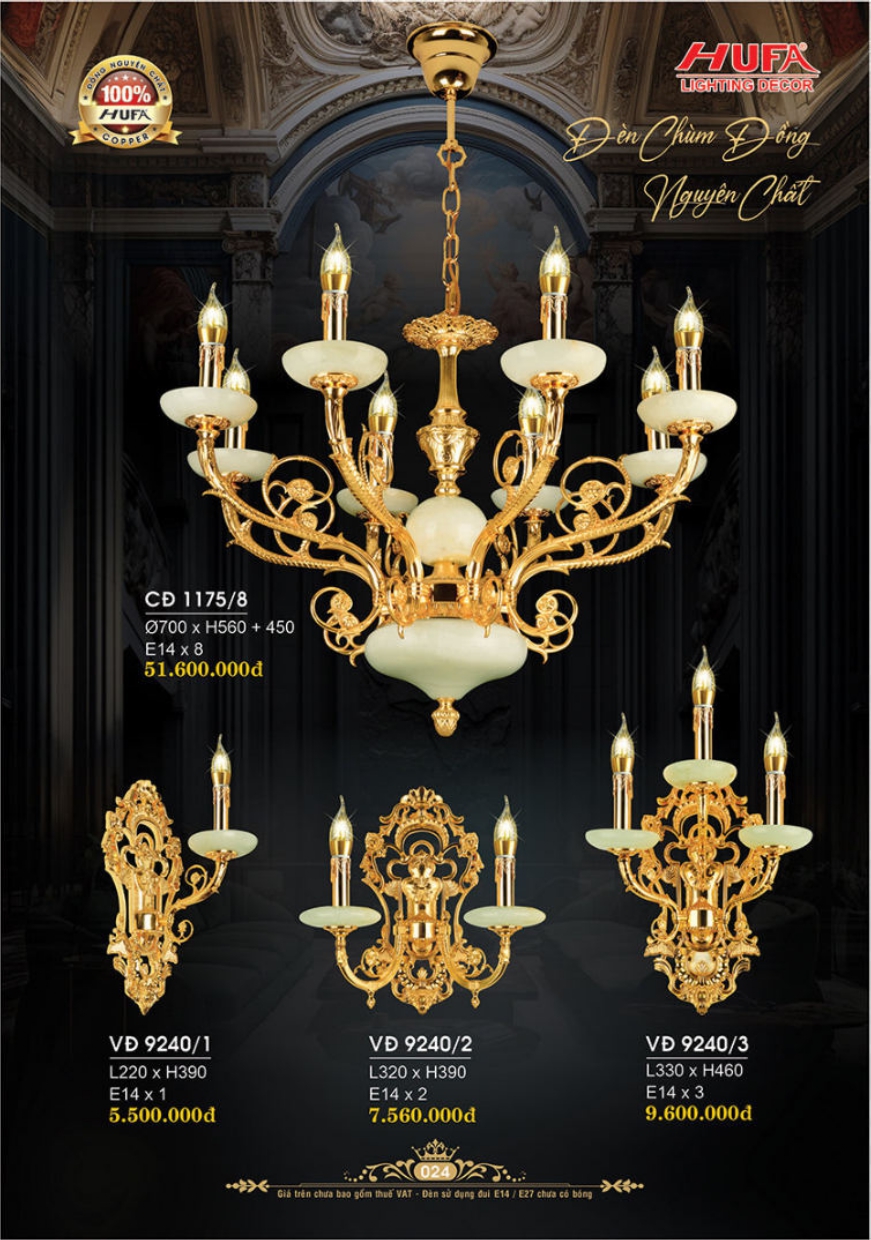 Bảng giá đèn trang trí HUFA